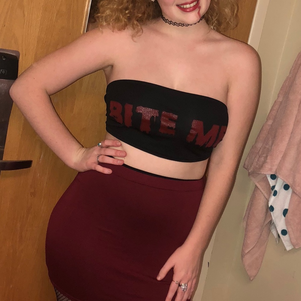 Tube top- Halloween
